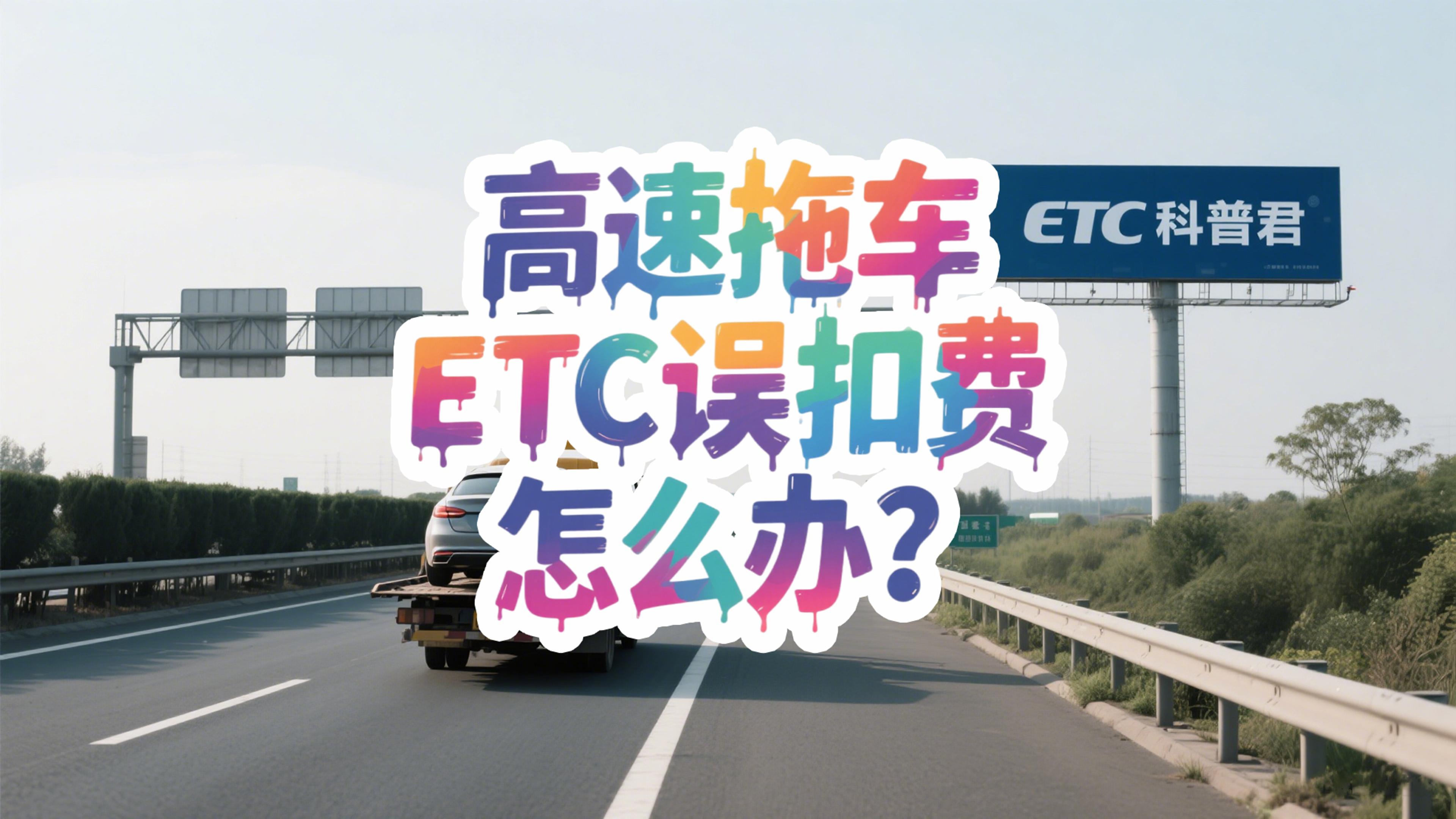 ETC科普君：拖车被误扣ETC高速费？3招维权拿回钱