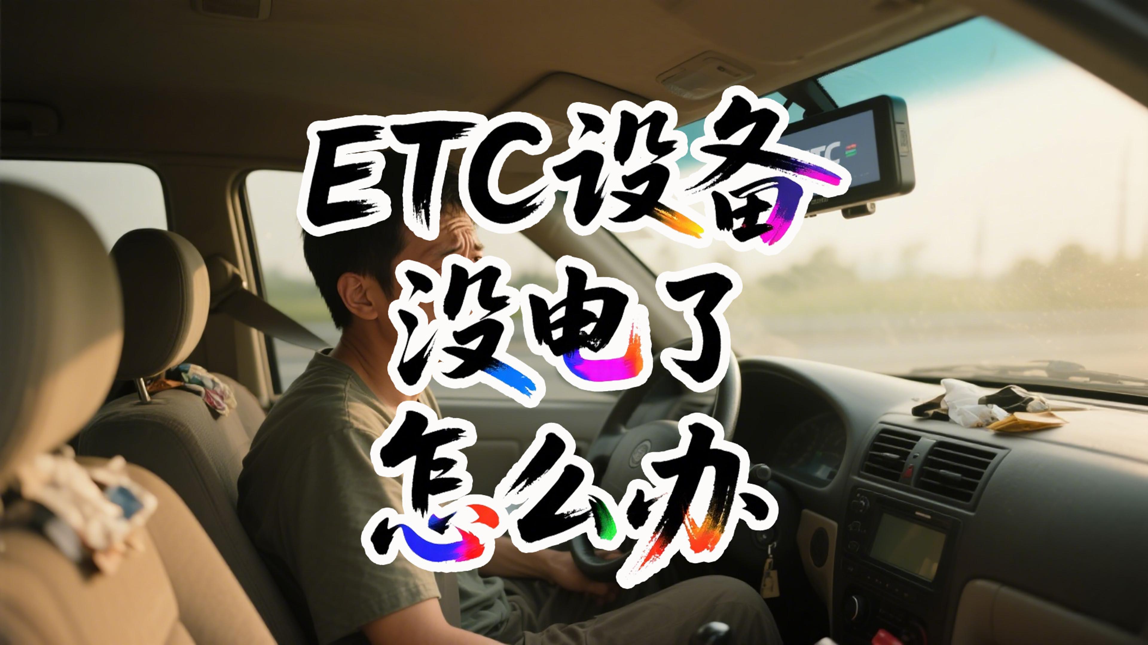 ETC科普君：ETC没电了怎么办？找充电口/换设备/注销重办！