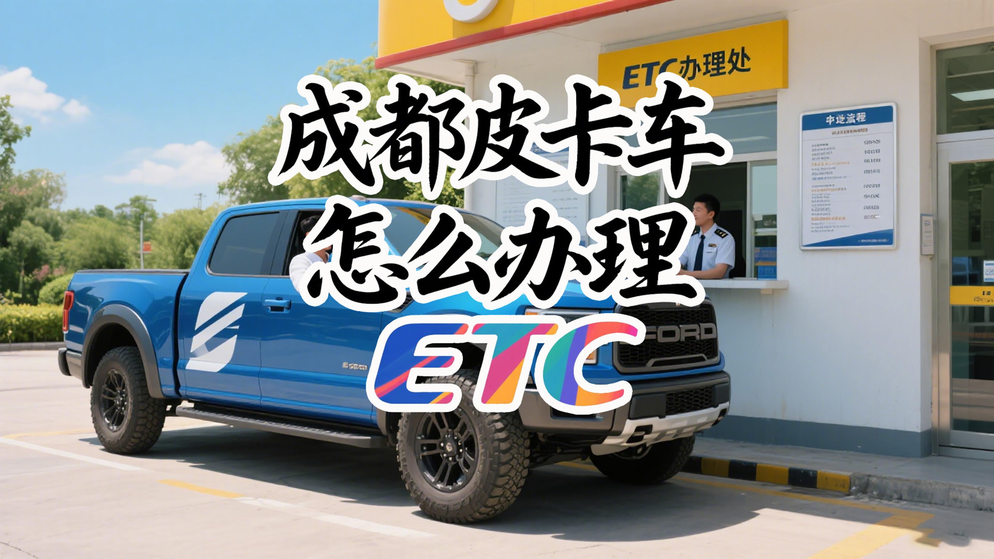 ETC科普君：四川皮卡车怎么办理85折ETC银行卡自动扣费