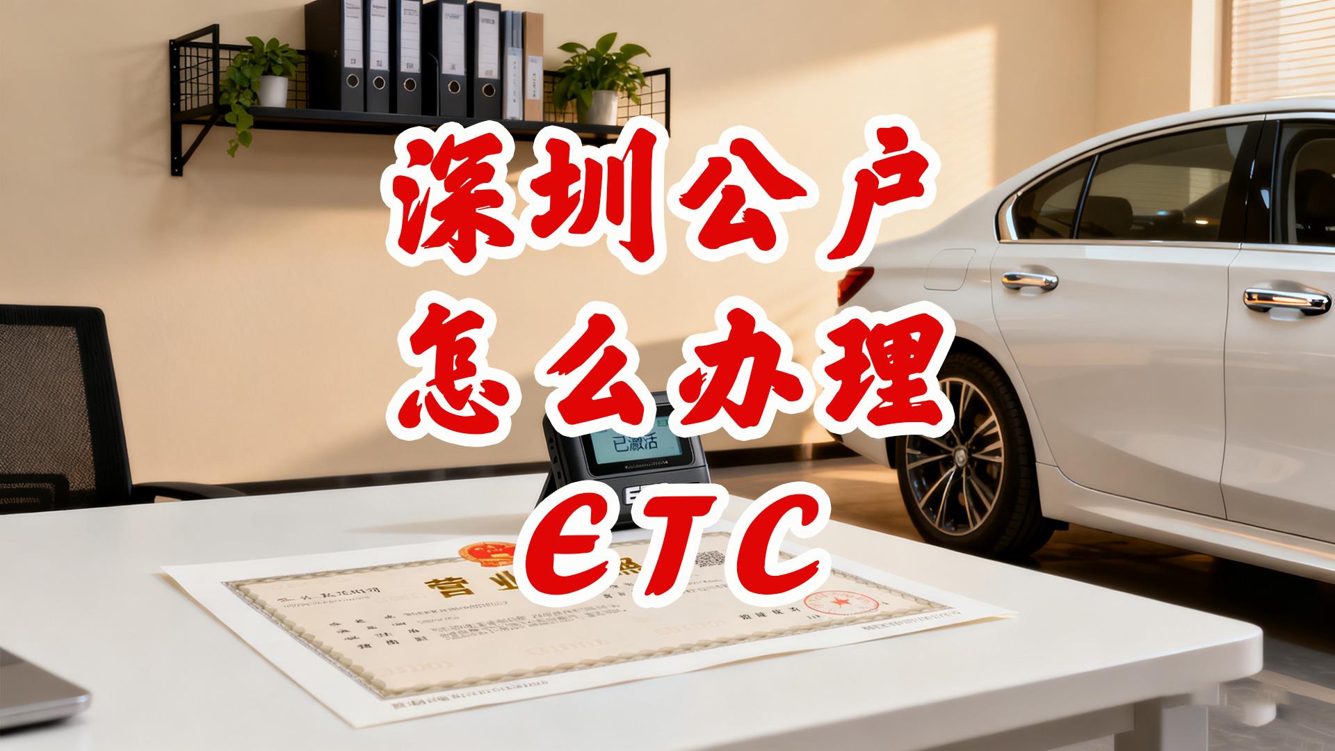 ETC科普君：深圳公司车办理ETC需要什么资料？无需营业执照