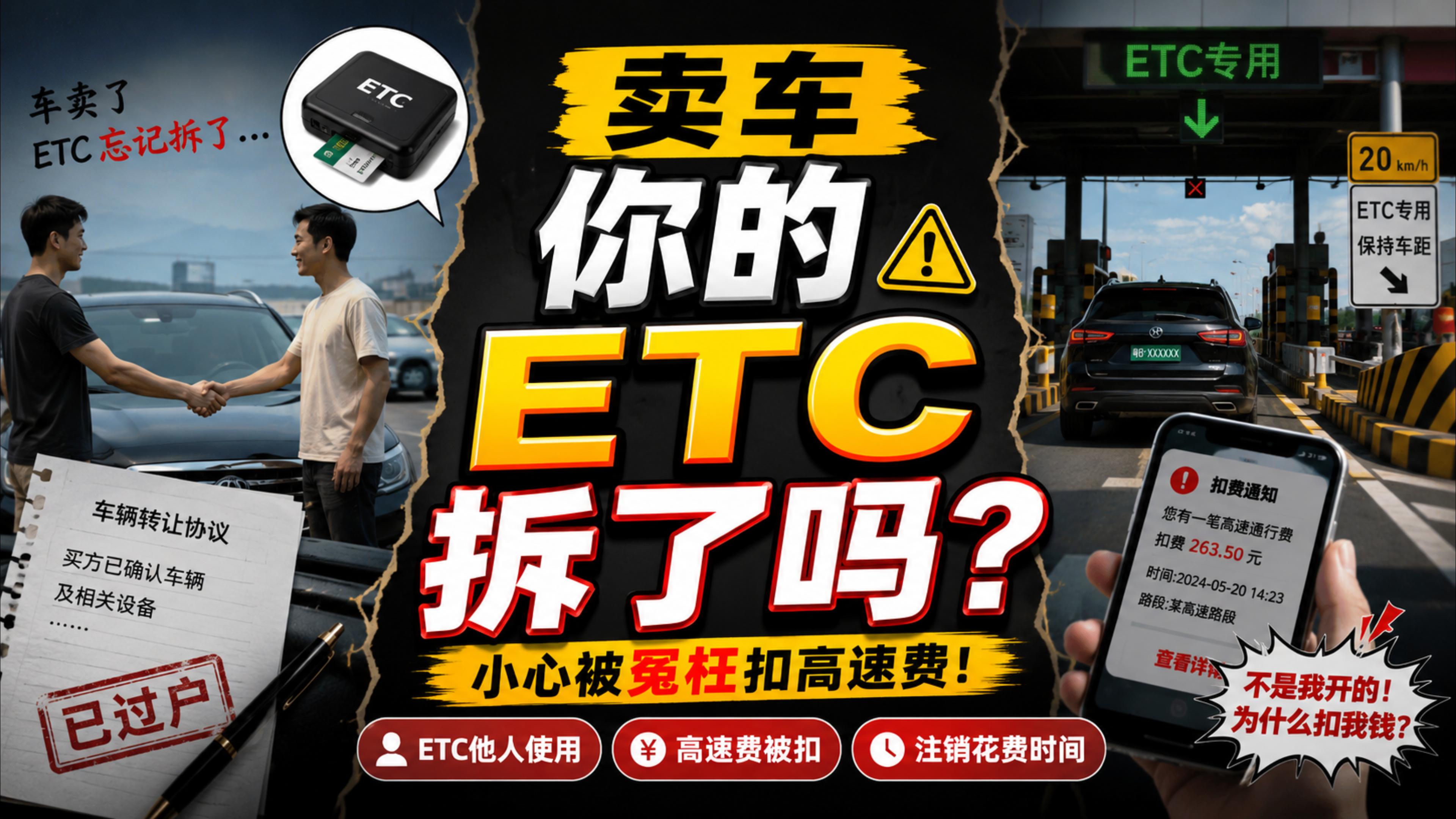 ETC科普君：卖车忘记拆ETC了怎么办车辆过户怎么办理ETC