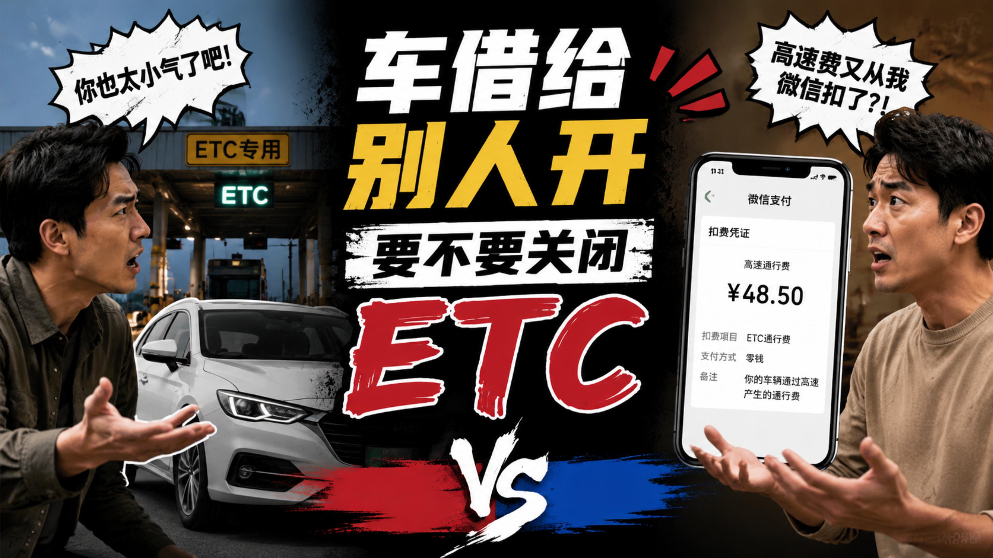 ETC科普君：把车借给别人怎么临时关闭ETC你会不会关闭ETC